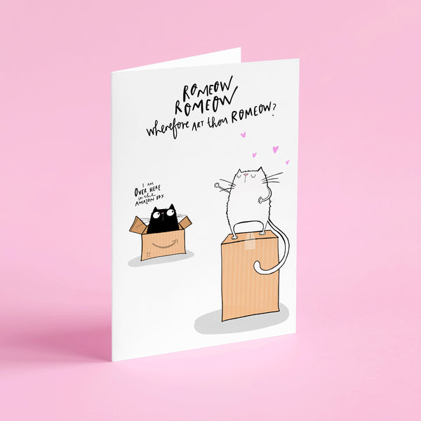 Love cats Valentines card