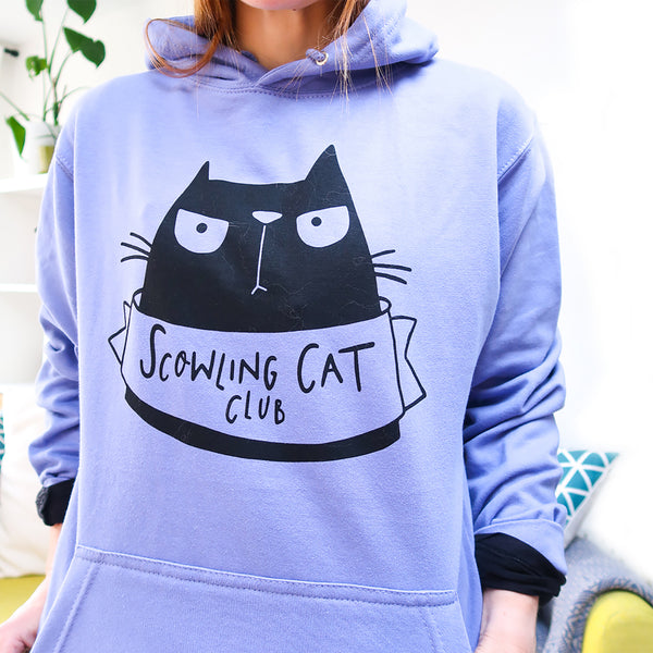 Scowling cat Hoodie